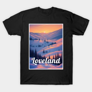 Loveland ski - Colorado usa T-Shirt